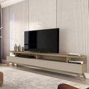 Ver imagem 1 de Rack com Painel Ripado para TV até 86 Polegadas 230cm Vivare