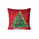 Ver imagem 4 de Kit Com 3 Capas Para Almofadas Decorativas Árvore De Natal Brilhante