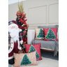 Kit Com 3 Capas Para Almofadas Decorativas Árvore De Natal Brilhante - 2