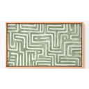Ver imagem 2 de Quadro Decorativo N°4 140x80cm - Panorâmico Abstrato - Tribal - Madeira Clara - Rollflex