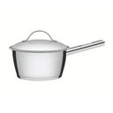 Ver imagem 1 de Panela Allegra Aço Inox Fundo Triplo Fogões de Indução 16 Cm 1,5 L - Tramontina 62651161