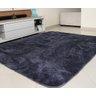 Tapete Sala Shaggy Europa Cinza Chumbo 2,00Mx2,40M Costa Oro - 1