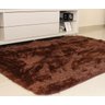 Tapete Shaggy Europa Marrom Chocolate 1,50Mx2,00M-Costa Oro - 1