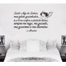 Adesivo Decorativo de Parede Frase Oração Santo Anjo do Senhor - 1