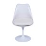 Cadeira Tulipa Saarinen sem Braço Branca - Branco - 1
