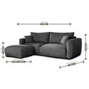 Ver imagem 2 de Sofá Heaven 6 Lugares, 2,90m com Puff e Assento Supermacio e Design Moderno | de Casa Decor