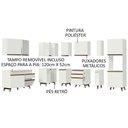 Ver imagem 4 de Cozinha Completa Canto Madesa Reims Armário e Balcão Branco