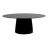 Mesa de Jantar Cone Oval 120x80cm Laqueada - Preto - 2