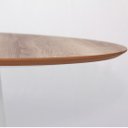Ver imagem 2 de Mesa de Jantar Cone 100cm Tampo Mezzo Castani - Preto