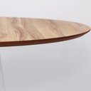 Ver imagem 2 de Mesa de Jantar Cone 110cm Tampo Nogueira - Branco