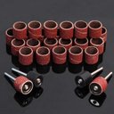 Ver imagem 2 de Kit 100 Lixa 80 Redonda Dremel Rotativa Polimento Acabamento
