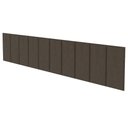 Ver imagem 2 de Kit 10 Placas Cabeceira Modular Estofada Autocolante King - Marrom