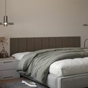 Ver imagem 1 de Kit 10 Placas Cabeceira Modular Estofada Autocolante King - Marrom