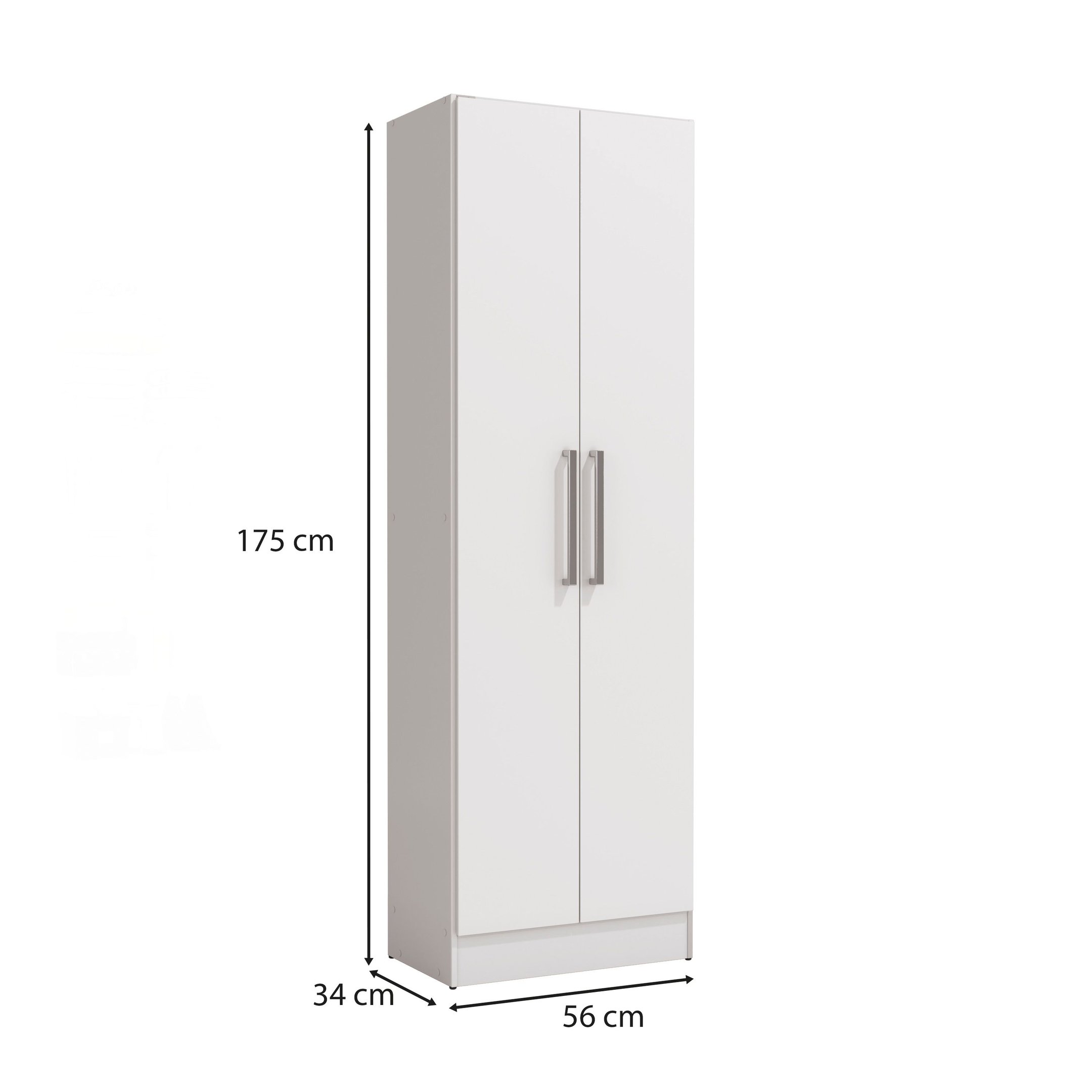 Armario Multiuso Sapateira Kappesberg T267 Branco | MadeiraMadeira