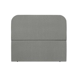 Cabeceira Estofada Cama Box Casal Alana 140cm Linho:cinza Escuro - 1
