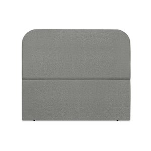 Cabeceira Estofada Cama Box Casal Alana 140cm Linho:cinza Escuro