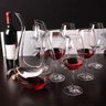 Decanter de Cristal em U - Decantador para Vinho Tinto - 6