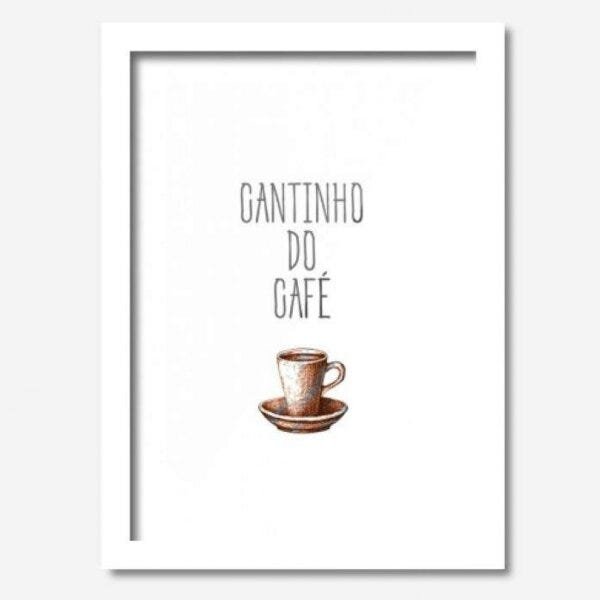 Quadro Decorativo Cantinho Do Café 33cmx24cm Los Quadros - 1