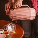 Ver imagem 5 de Cj 2 Xícaras P/Chá de Vidro C/Parede Dupla Heart 230ml Lyor