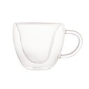 Ver imagem 3 de Cj 2 Xícaras P/Chá de Vidro C/Parede Dupla Heart 230ml Lyor