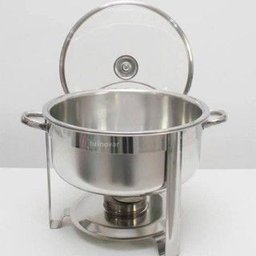 Kit 2 Rechaud Redondo Banho Maria Aço Inox 8 Litros Brinovar - 7