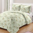 Ver imagem 1 de Kit Cobre Leito Colcha Daily Casal 3 Peças Dupla Face Estampado Floral - Floral 24 - 100% Polié