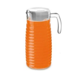 Jarra De Vidro Com Tampa Colmeia 1,1 Litros - Mimo - 2