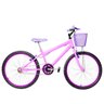 Bicicleta Aro 24 Alumínio Colorido Cor Rosa e Violeta - 2