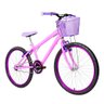 Bicicleta Aro 24 Alumínio Colorido Cor Rosa e Violeta - 8