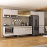 Cozinha Modulada Completa 357cm 6 Peças com Balcão para Cooktop Veneza Multimóveis MP2275  - 1