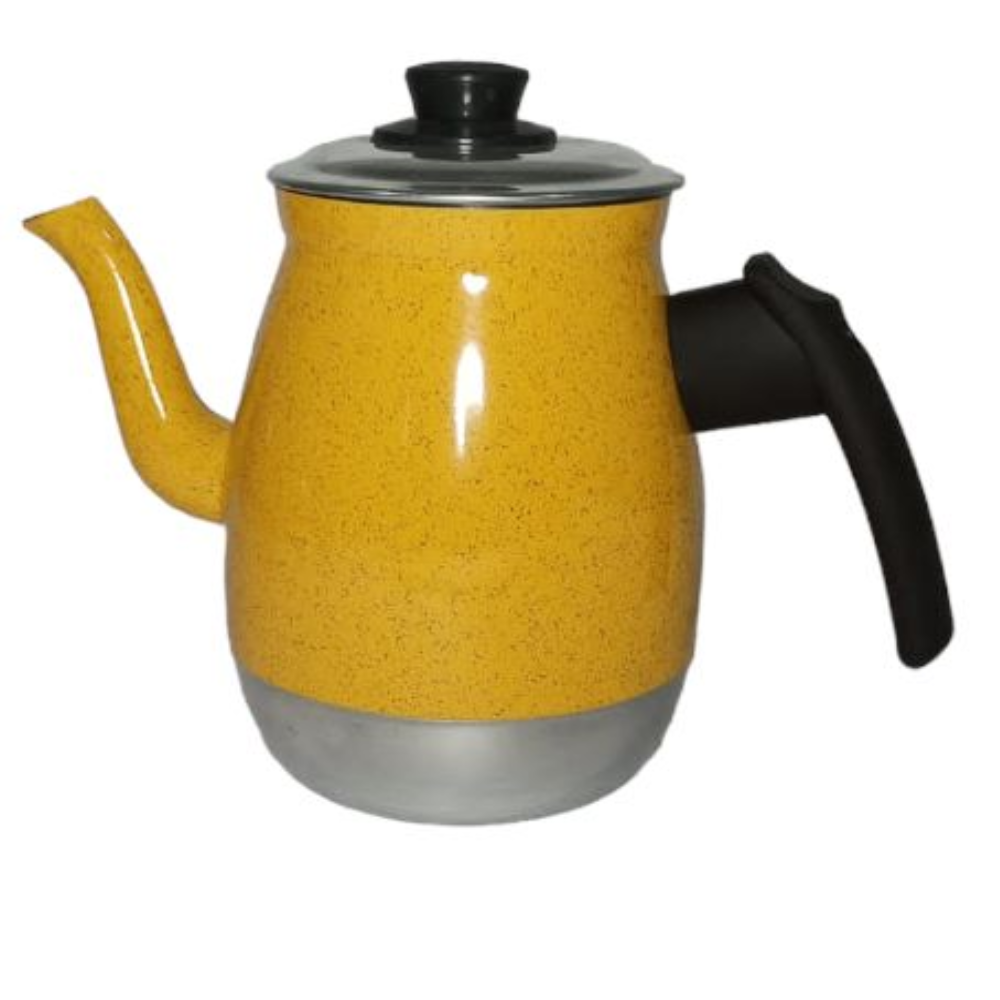 Bule para Café Aluminio 1,5l Amarelo