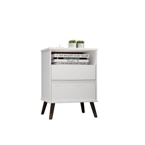 Mesa Cabeceira Paris Branco - Borsari