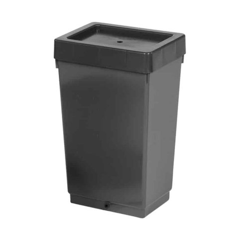 Reservatorio com Tampa e Capacidade de 47 Litros Autopot Ap219/t-l/black para Cultivo Autoirrigavel