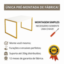 Ver imagem 2 de Mesa Jantar Apartamento Industrial 100% Mdf Compacta 100x60