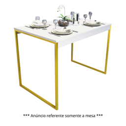 Mesa Jantar Apartamento Industrial 100% Mdf Compacta 100x60 - 3