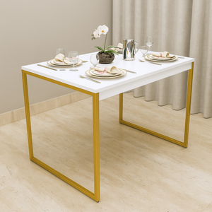 Mesa Jantar Apartamento Industrial 100% Mdf Compacta 100x60