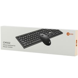 Kit Teclado e Mouse USB CM102 Lecoo - 1 Kit Teclado e Mouse USB CM102 Lecoo - 1