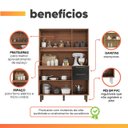 Ver imagem 5 de Armário de Cozinha Completa 6 Portas 2 Gavetas 1,20m Star
