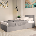 Ver mais imagens de Kit 30 Cabeceiras de Cama Solteiro em L Box Modulada Estofada Autocolante 3,00mx45cm