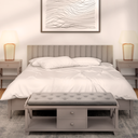 Ver imagem 5 de Kit 30 Cabeceiras de Cama Solteiro em L Box Modulada Estofada Autocolante 3,00mx45cm