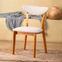 Ver imagem 1 de Cadeira de Jantar Floripa Madeira Maciça Estofada Imbuia Di Franco