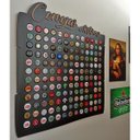 Ver imagem 2 de Quadro Porta Tampinhas Cervejas e Histórias Linha Black 156
