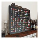 Ver imagem 6 de Quadro Porta Tampinhas Cervejas e Histórias Linha Black 156