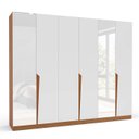 Ver imagem 3 de Guarda Roupa Casal 6 Portas e 4 Gavetas com Espelho 240848 Linha Porto Politorno Móveis