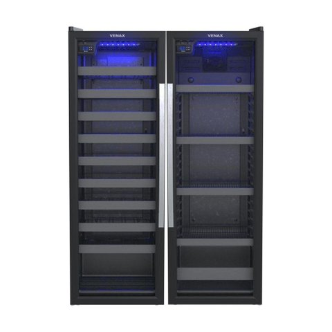 Conjunto Cervejeira 200L Blue Light e Adega 200L 50 Garrafas Piubella 200 127V - Venax