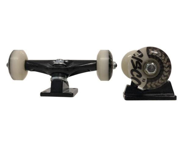 Truck Para Skate Profissional 129Mm + Jogo De Rodas 53Mm