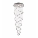 Ver imagem 1 de Lustre Cascata em Cristais Espiral 3,5M 9GU10 Ideal Para Pé Direito Duplo