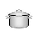 Ver mais imagens de Caçarola Tramontina Solar Funda em Aço Inox Fundo Triplo com Tampa e Alças 24 Cm 6,1 L Tramontina