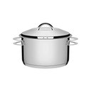 Ver imagem 1 de Caçarola Tramontina Solar Funda em Aço Inox Fundo Triplo com Tampa e Alças 24 Cm 6,1 L Tramontina