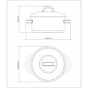Ver imagem 6 de Caçarola Tramontina Solar Funda em Aço Inox Fundo Triplo com Tampa e Alças 24 Cm 6,1 L Tramontina
